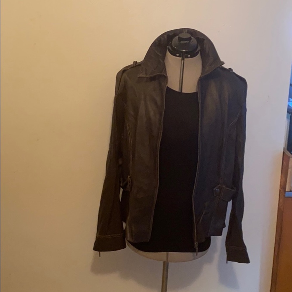 Leather jacket